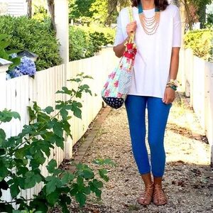 Lularoe Buttery Soft Blue Leggings